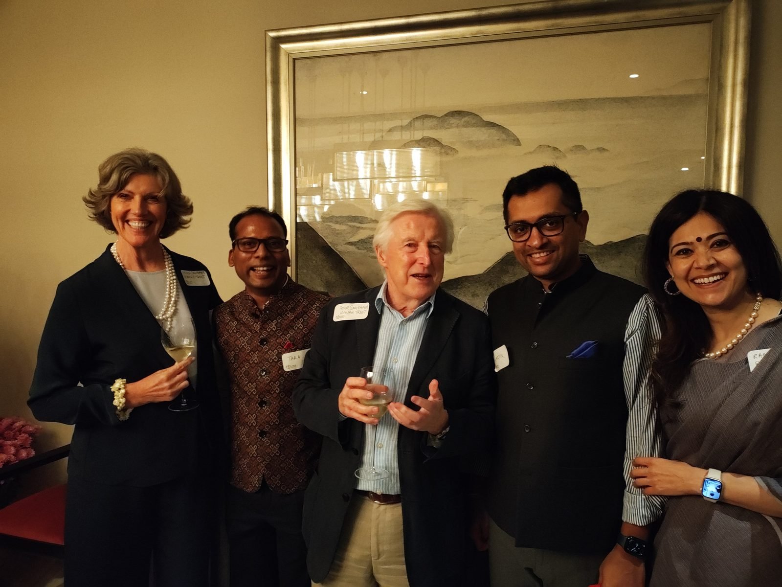 Tara Chand at international philanthropic networking event